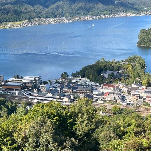 京都海景秘境，天橋立與傘松公園的天空之橋