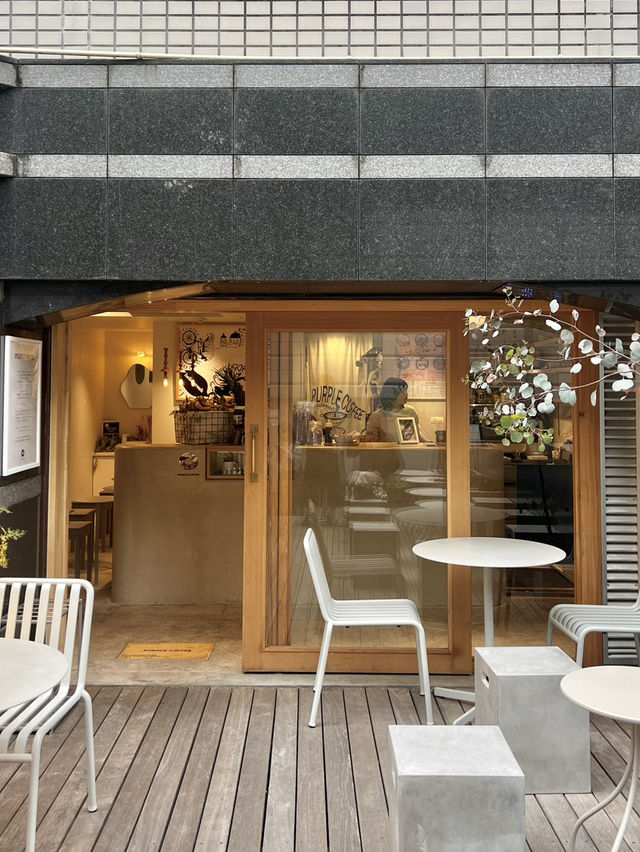 4/12オープン！もったりグリークヨーグルトが楽しめるお店"purple coffee"🥣