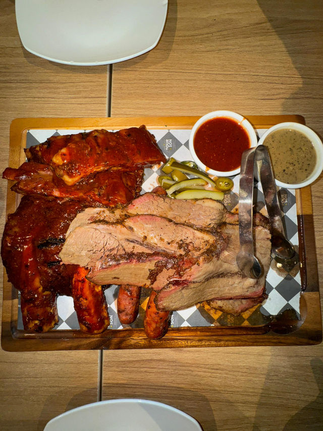 Welcome to meat lover’s heaven! Step into Four & Son Barbeque Smoked Kitchen for the ultimate BBQ ex