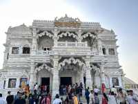 Evening vibes at Prem Mandir, Vrindavan