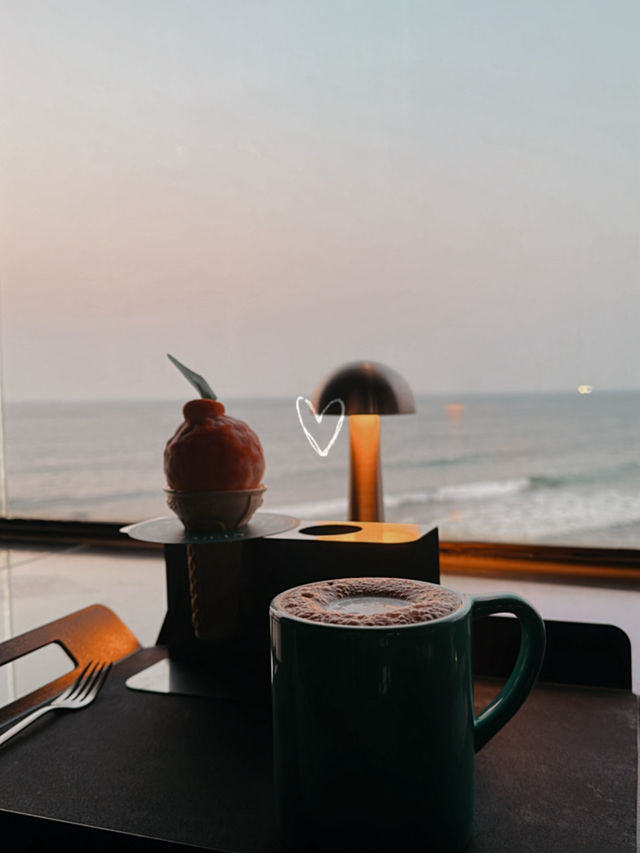 🍊 Hugely Café Jeju – A Sweet Slice of Coastal Bliss