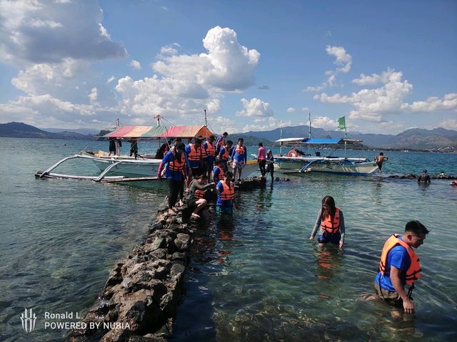 "still summer vibes in inflatable island"