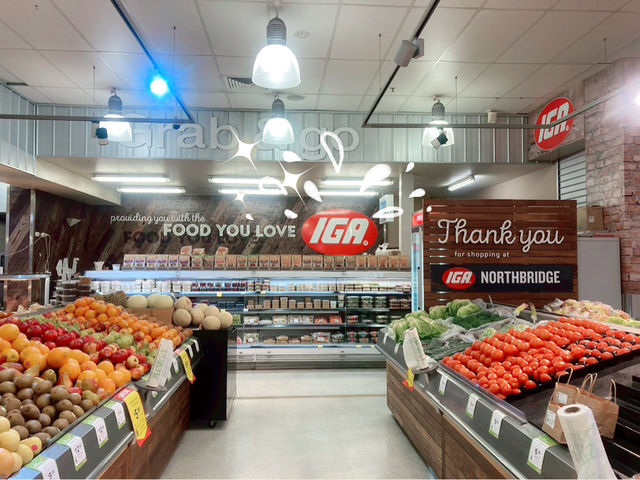 Shopping at IGA Northbridge