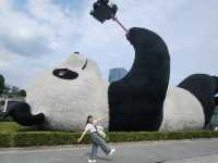 🐼สถานที่ยอดฮิตในตูเจียงเยี่ยน