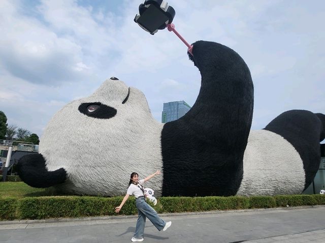 🐼สถานที่ยอดฮิตในตูเจียงเยี่ยน