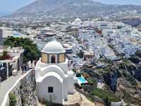 One of the Postcard trip in real white and blue dome