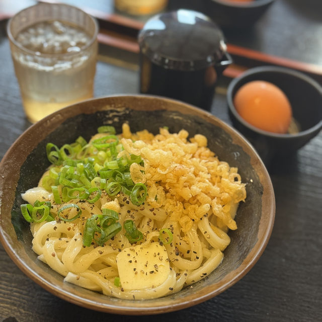 일본 다카마쓰 맛집 우동 바카이치다이 버터우동