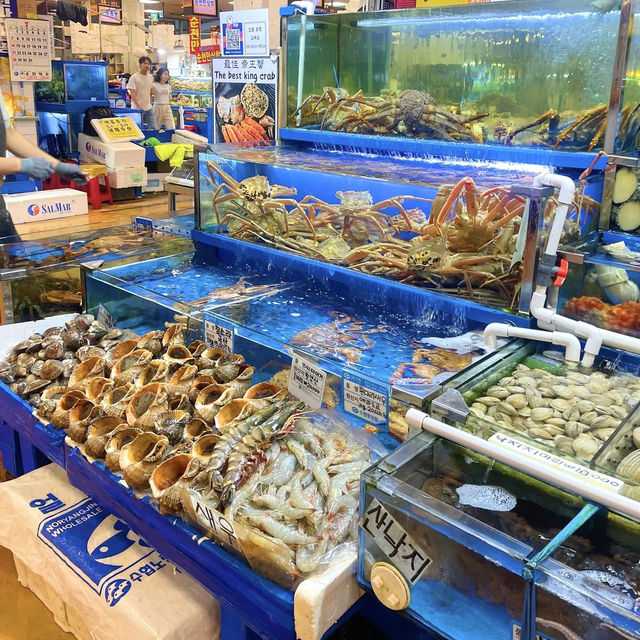 首爾性價比很高的海鮮市場 💕 9號線鷺梁津海鮮盛宴