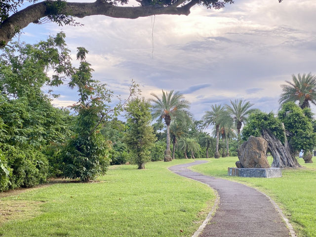 美崙濱海公園 🚶‍♂️‍➡️步道看海夕照