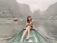 Braving the Boat Ride in Ninh Binh 🛶✨