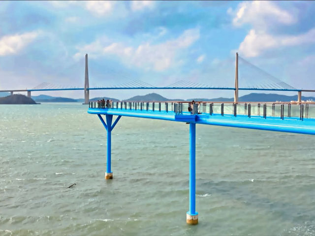 Mokpo Skywalk: Walking on Air Above Korea’s Southern Coast"** 🌊🌉   