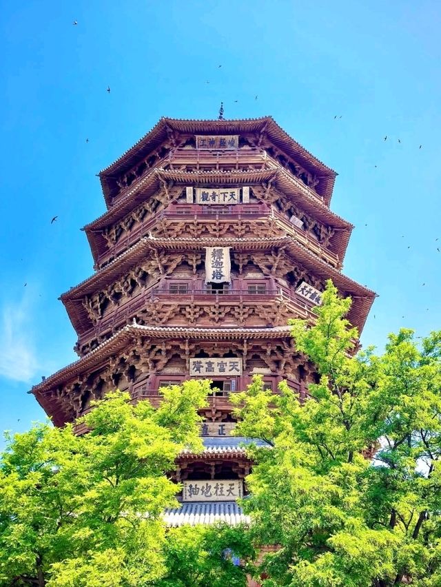 Wooden Wonder Vibes at Yingxian Pagoda