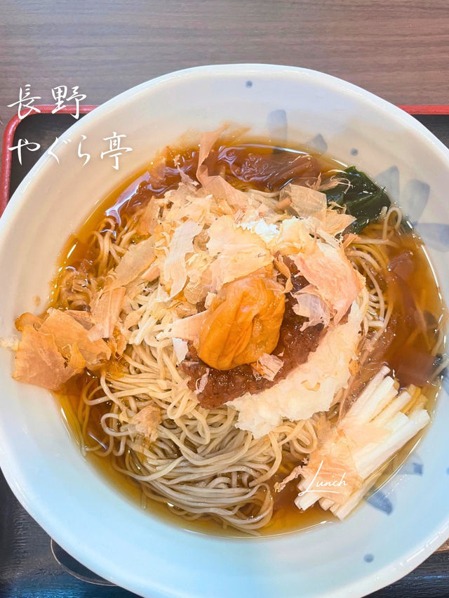 冷かけそばが美味しい！上田城🏯近くのお蕎麦屋さん🥢