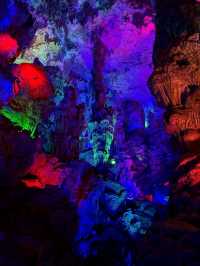 Colorful Caves at Reed Flute Cave