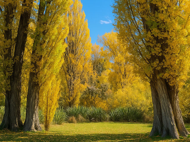 📍Golden Autumn at Lake Wanaka 🍂💙