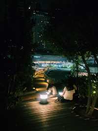 難波隱秘的綠洲：Parks Garden的迷人夜晚 🌌🌿