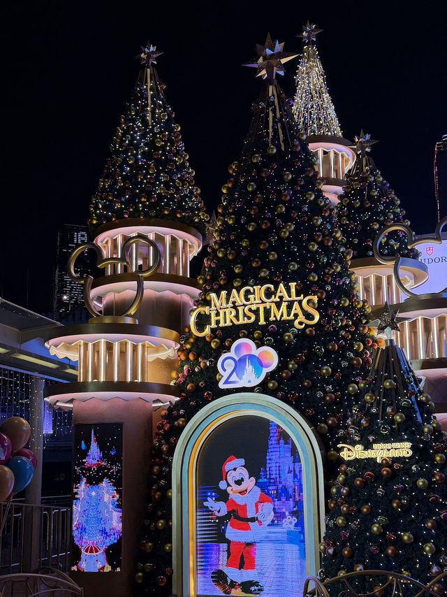 在維港的迪士尼聖誕🎄