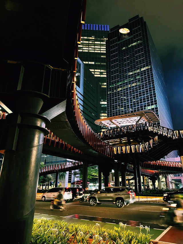 Jakarta After Dark from JPO Karet Jakarta After Dark from JPO Karet
