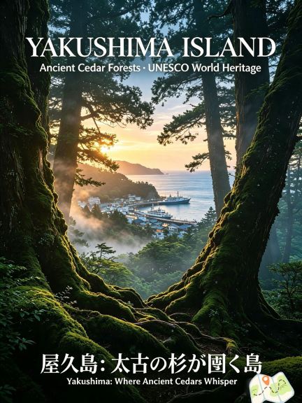 🌲 YAKUSHIMA ISLAND, JAPAN Ancient Cedar Forests · Mystical UNESCO