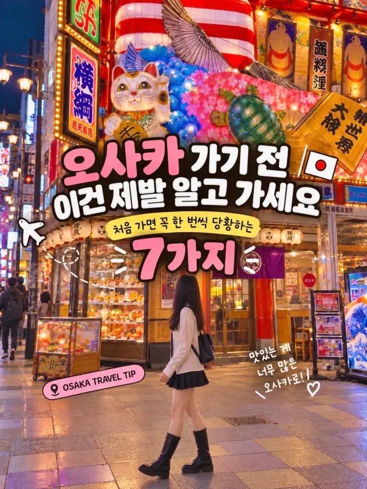 大阪在住者が教える大阪旅行の耳寄り情報。
🇯🇵 大阪へ行く前に、これだけはチェック!