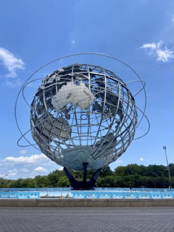 ชมโลกที่ใหญ่ที่สุดในโลกด้วยตนเอง ✨🌍ความงดงามอันเงียบสงบของ Flushing Meadows-Corona Park ในนิวยอร์ก✨