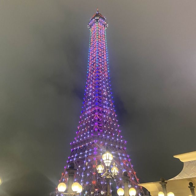 澳門的巴黎鐵塔 – 欣賞路氹的夜景勝地