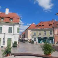Győr, the city center is nice
