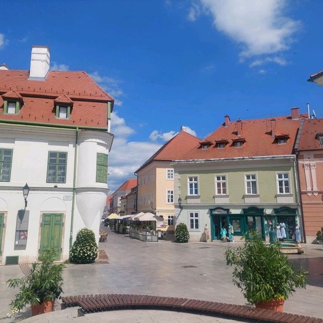 Győr, the city center is nice