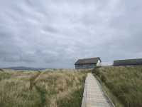 Dunes of fun in Ynyslas, Wales.