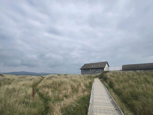 Dunes of fun in Ynyslas, Wales.