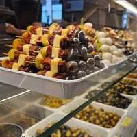 Food paradise in Madrid.