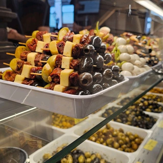 Food paradise in Madrid.