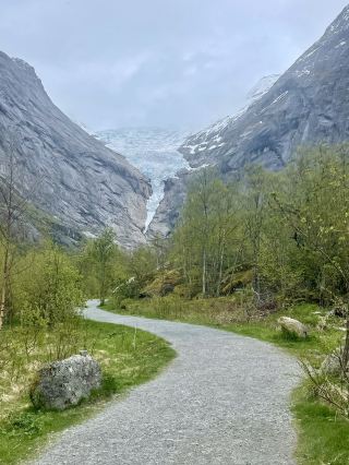Excursion to Briksdal Glacier