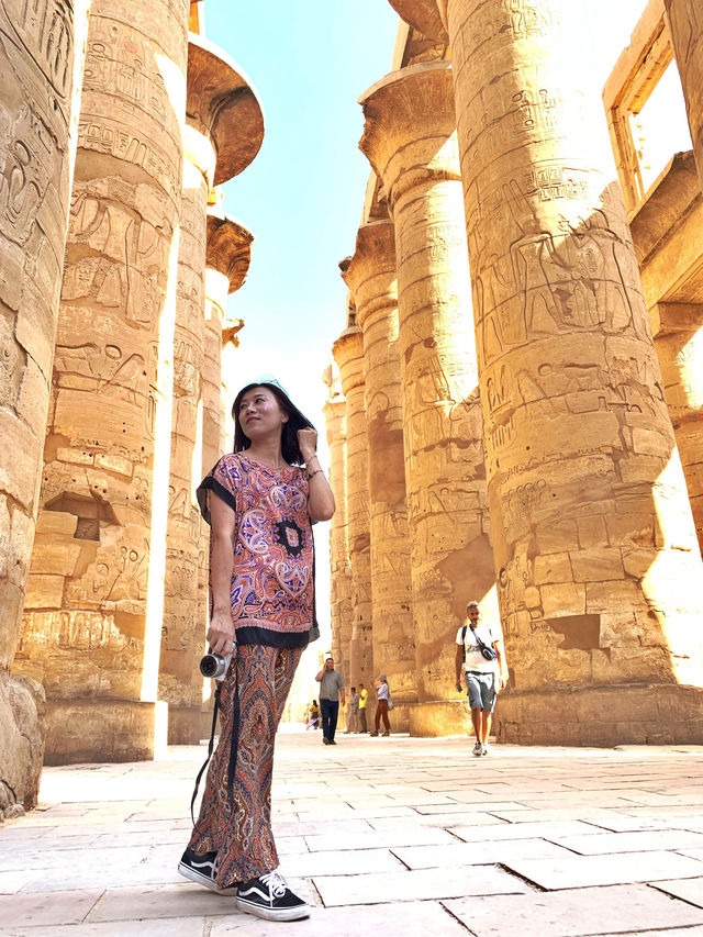 【Travel around the 🌍 world】Egypt 🇪🇬 Luxor. Karnak Temple portrait photography.