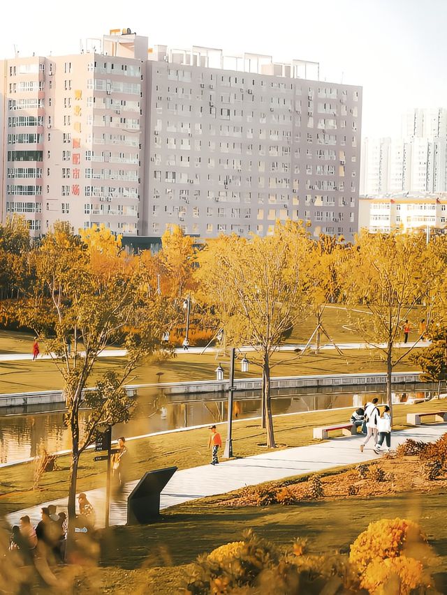 太原的地標雙塔凌霄所在地雙塔公園