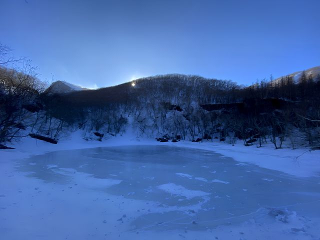 長白山北坡景區-體驗一回冰碴子打臉