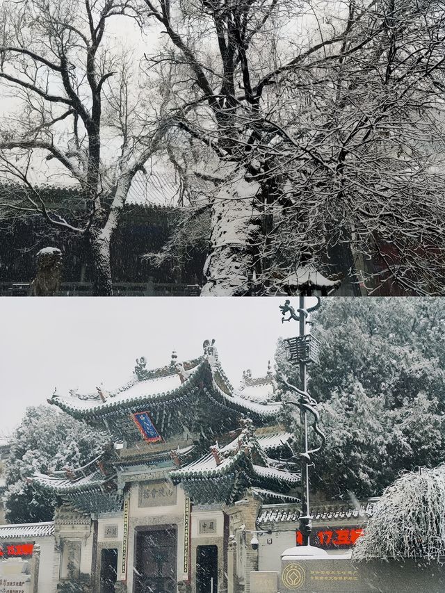 聊城山陕會館雪後遊玩體驗