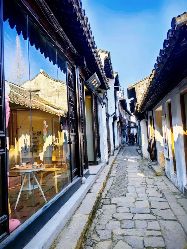 A one-hour drive from Shanghai takes you to an ancient town