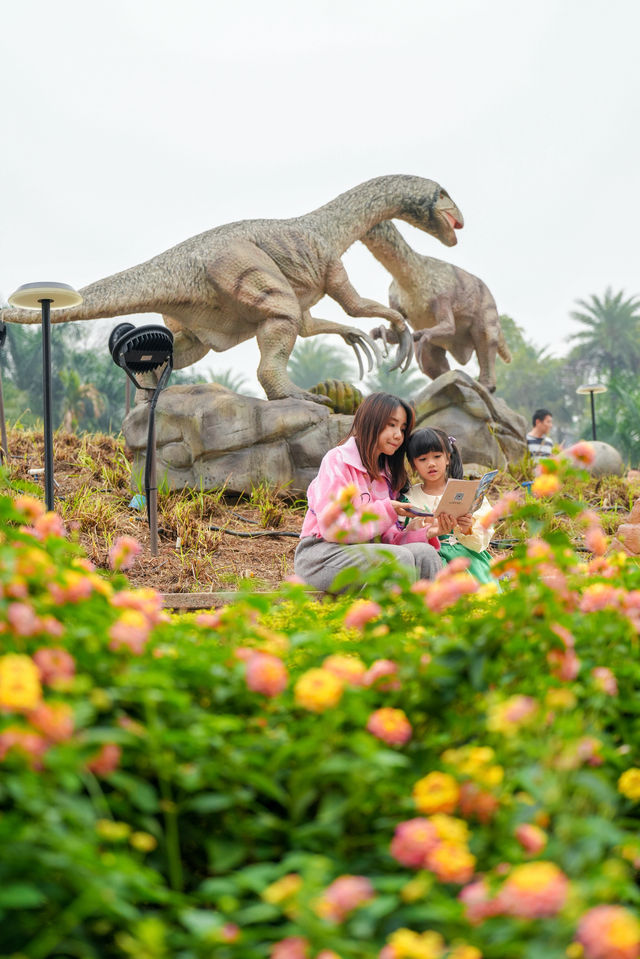 四海城恐龍公園新玩法親子實景劇本遊