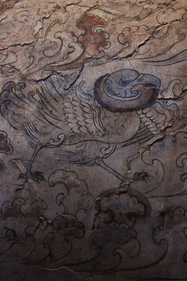 千年璀璨文化，一幅幅的壁畫中自然呈現