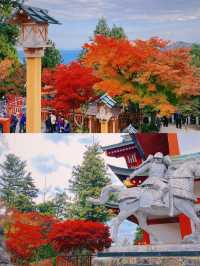 東京賞楓圖鑑：御岳山。