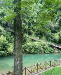 被譽為「楚天小九寨溝」～襄陽香水河風景區
