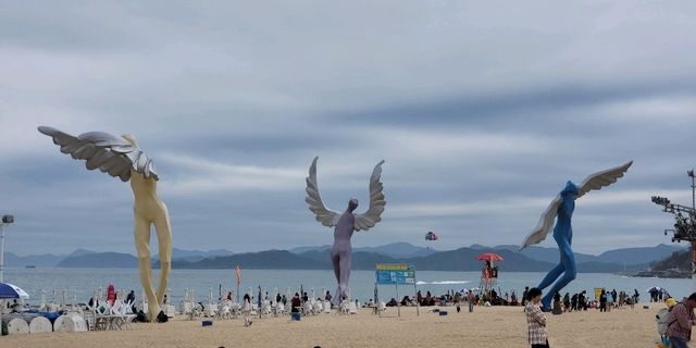 Dameisha beach 🏖 Shenzhen🌊🤩🇨🇳