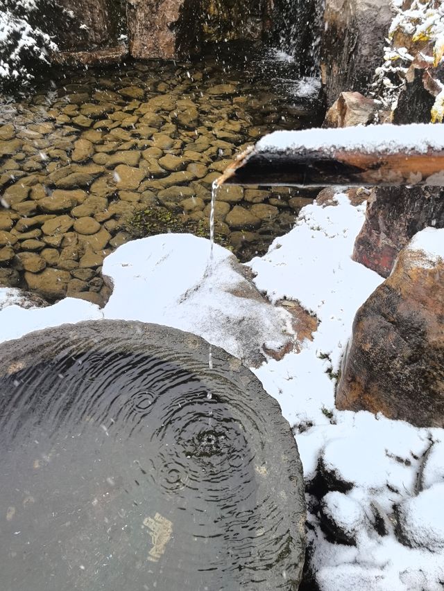 徑山寺觀雪