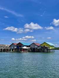Exploring the floating village!