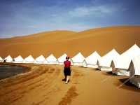 Glamping in the dessert 