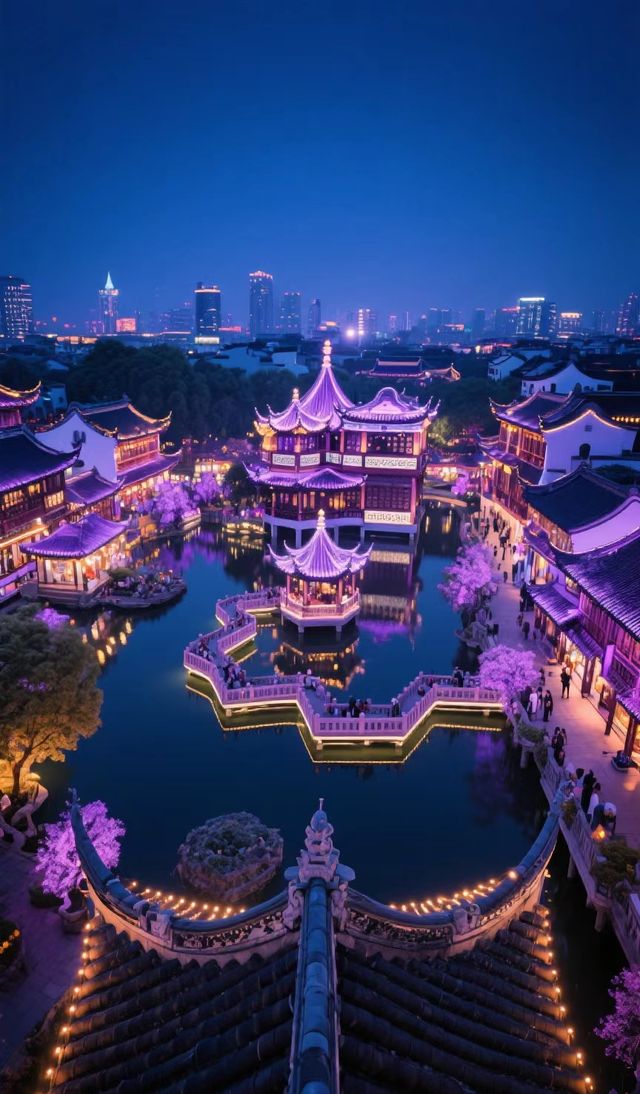 豫園夏日奇幻夜爆紅攻略！穿越700年老城廂嘅次元裂變