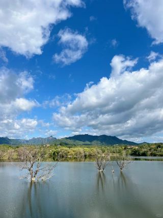 A hidden "Little Erhai Lake" around Shijiazhuang! Pingquan Lake + Four Seasons Lake Light Camp, this lake view