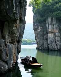 江南第一水石盆景｜崖壁奇絕、洞幽水秀｜乘烏篷船遊千年山水盆景