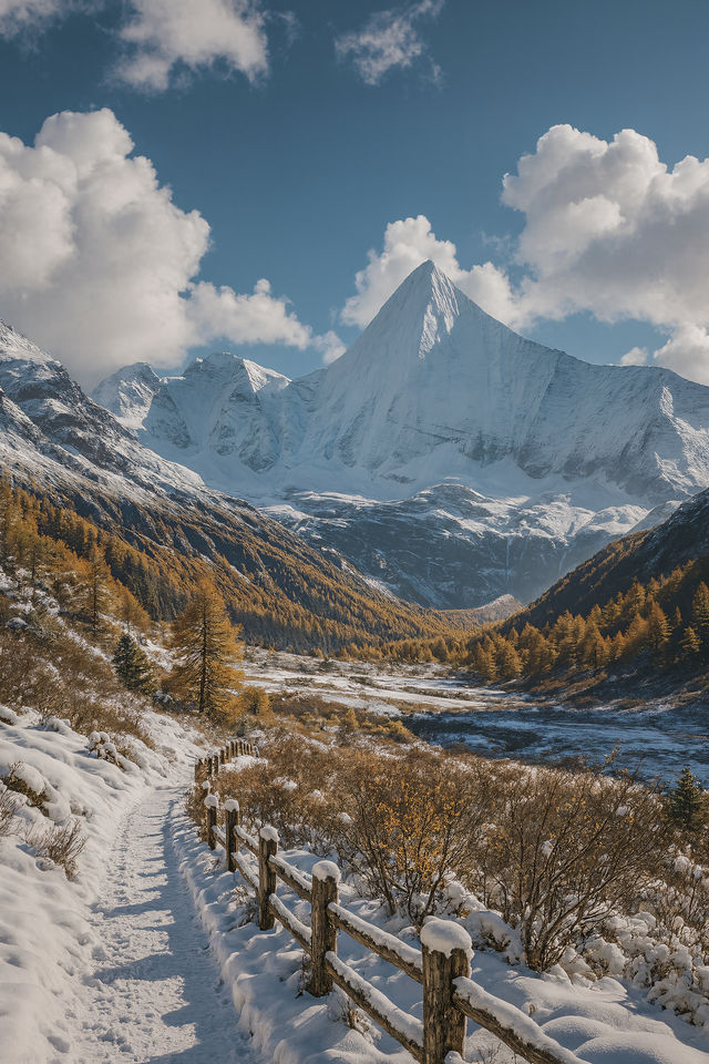 被狠狠種草!稻城亞丁的秋冬氛圍感絕了 被狠狠種草!稻城亞丁的秋冬氛圍感絕了